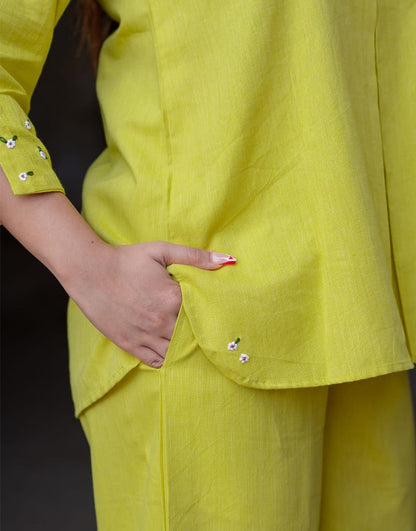 Lemon Yellow Co-ord Set