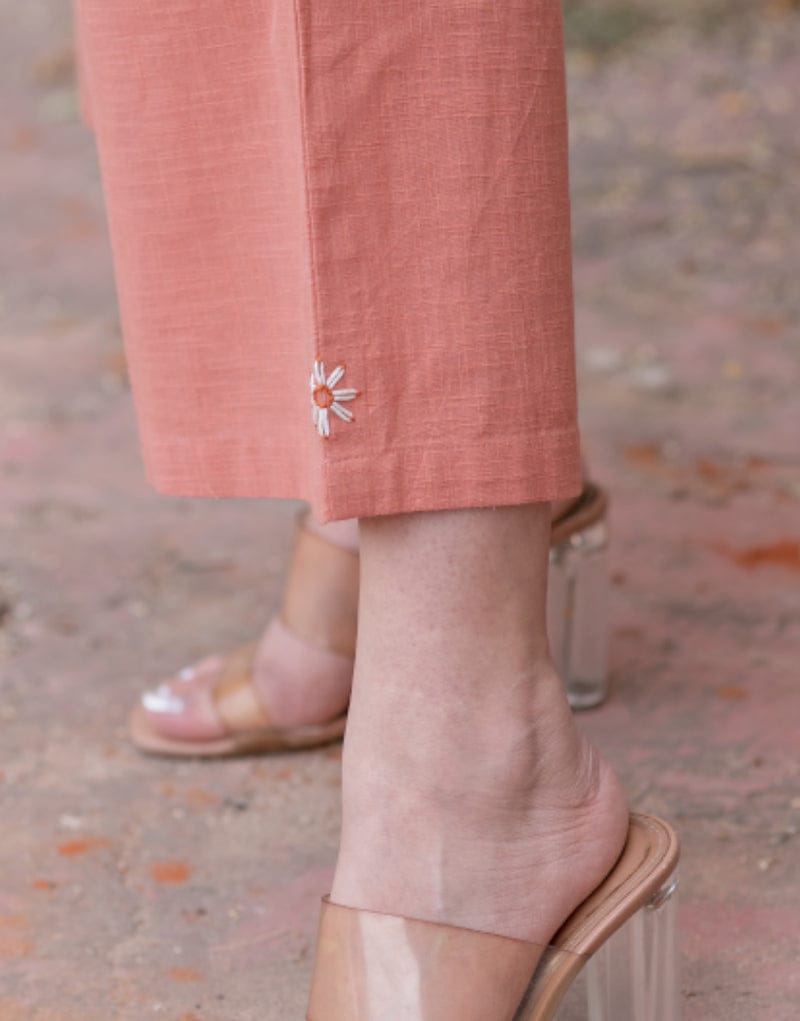 Effortless Elegance in Coral Co-Ord Set