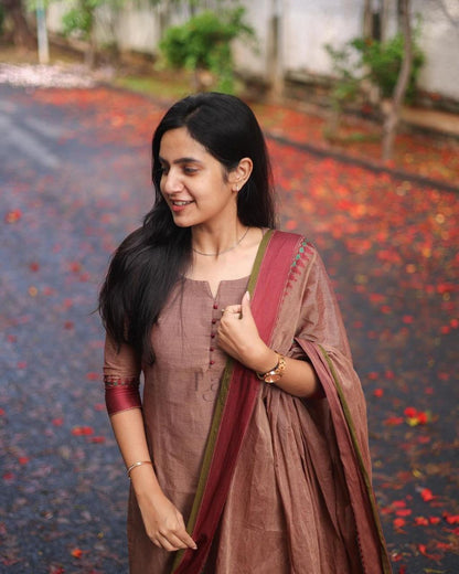 Elegant Pure Kanchi Cotton Kurti