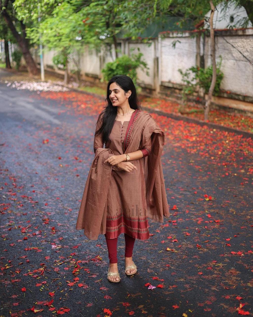 Elegant Pure Kanchi Cotton Kurti